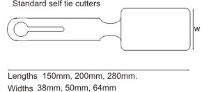 self tie sizes